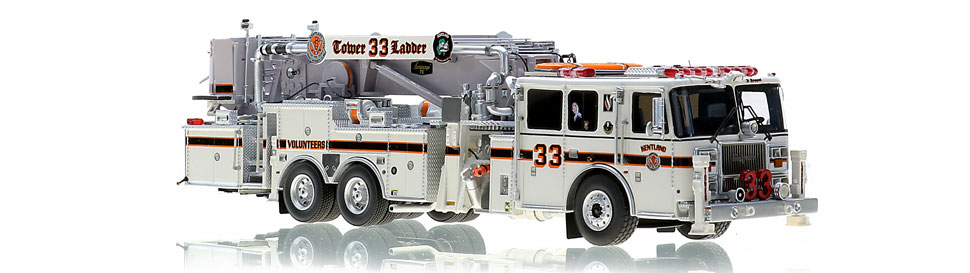 Kentland Tower 33 is a museum grade Seagrave Aerialscope replica Kentland Tower 33 is a museum grade Seagrave Aerialscope replica