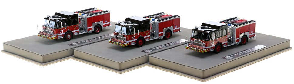 Order your Chicago E-One pumper 3-Piece set!