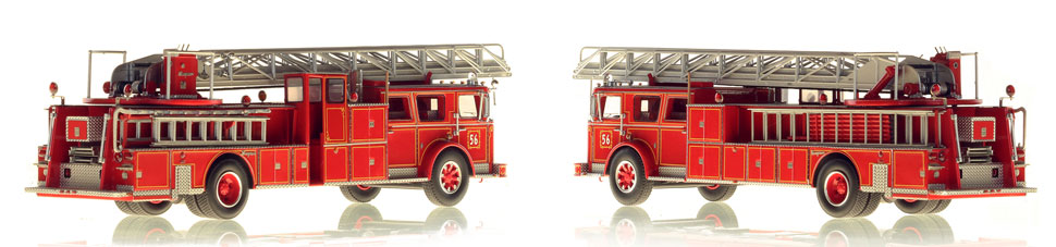 1:50 scale model of Ladder 56 from the Bronx