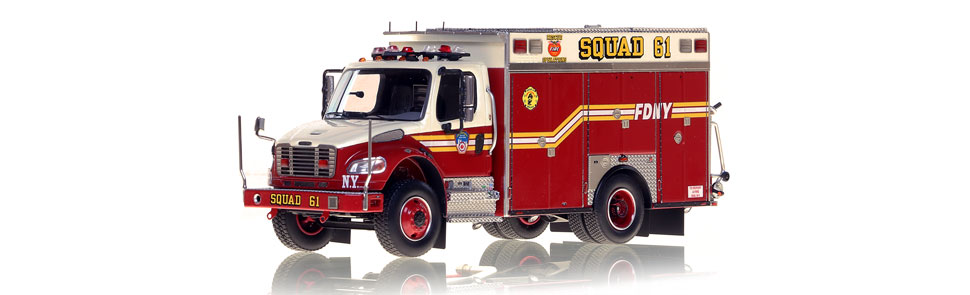 FDNY Squad 61 - 2nd Piece scale model