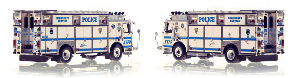 NYPD's E-One Cylcone II ESS 1 scale model