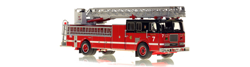 See Chicago's 1996 Truck 7 scale model!