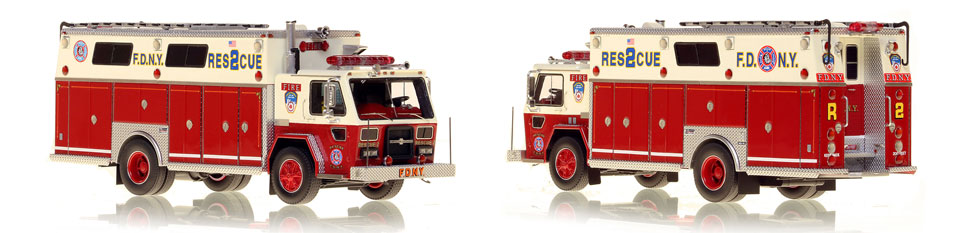 Learn more about FDNY Rescue 2's American LaFrance/Saulsbury Rescue