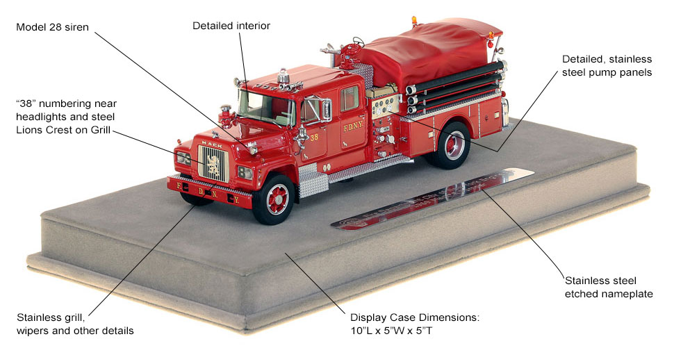 FDNY's 1969 Mack R Engine 38 specs and features