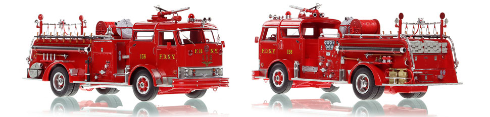 1:50 scale FDNY Mack C Engine 156 in Staten Island