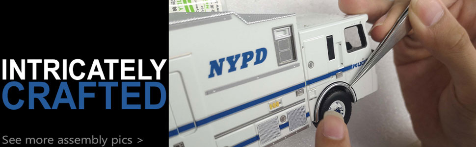 See the assembly line pics of NYPD ESS 14 Haz-Mat scale model