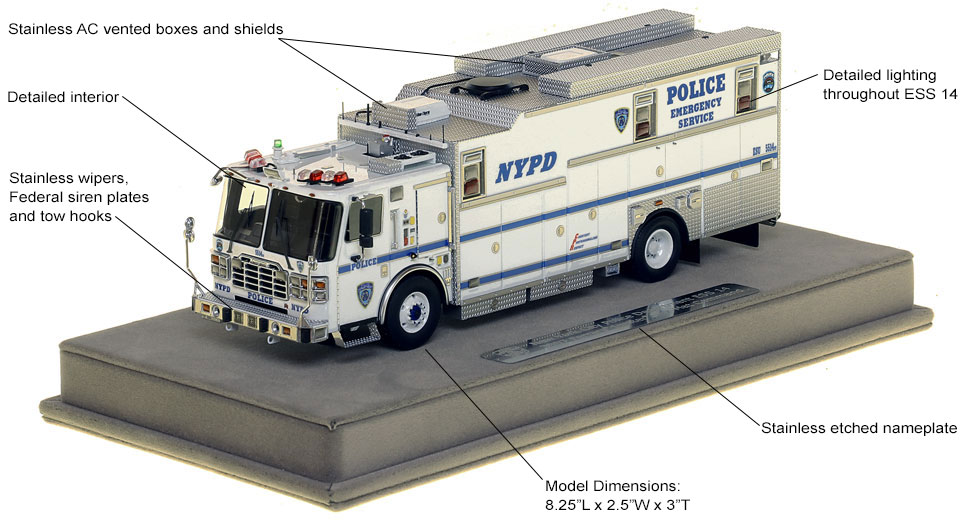 Specs and Features of NYPD ESS 14 Haz-Mat Command