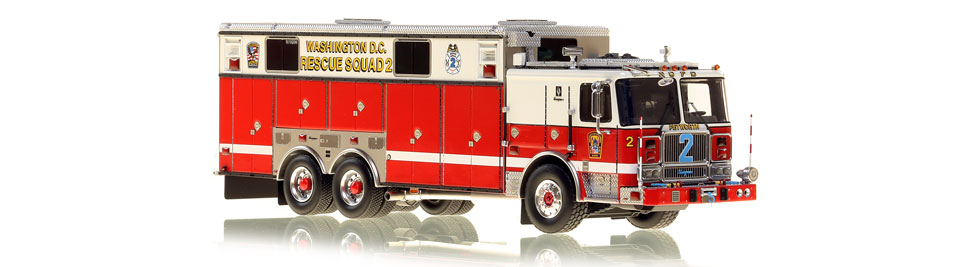 Learn more about D.C. Fire & EMS Rescue 2 scale model