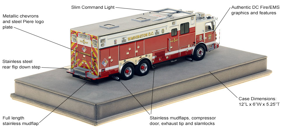 Specs and features of D.C. Pierce Arrow XT HazMat 1