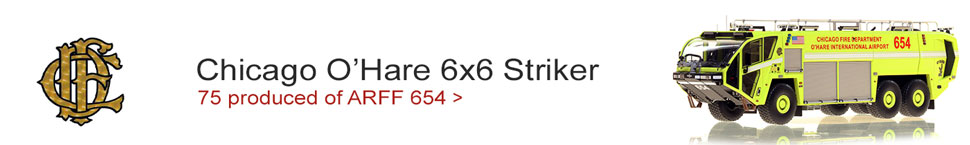 See the details on Chicago O'Hare's ARFF 654 scale model