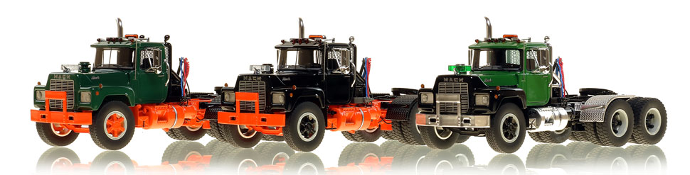 See the iconic Mack semi truck scale models