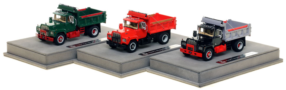 View all the Classic Mack dump truck scale models!